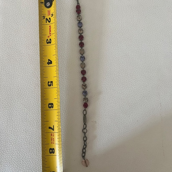 NWOT Sabika London Red Purple White Bracelet - Picture 5 of 5